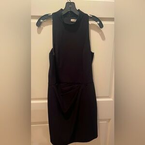 Halston black cocktail dress.  Size 8.